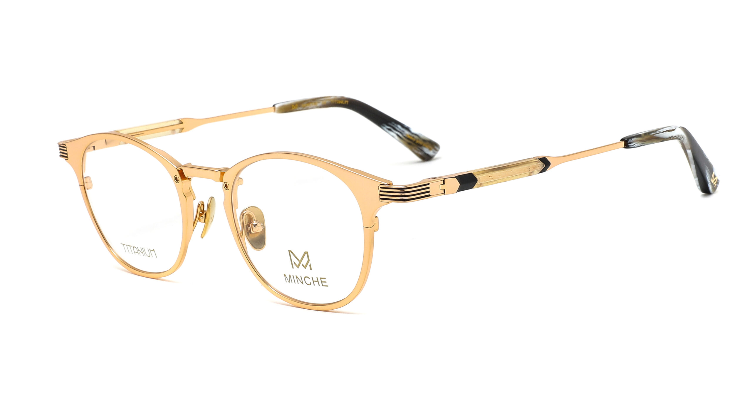 SHUN030 18K GoldSilver Wood Grain 2